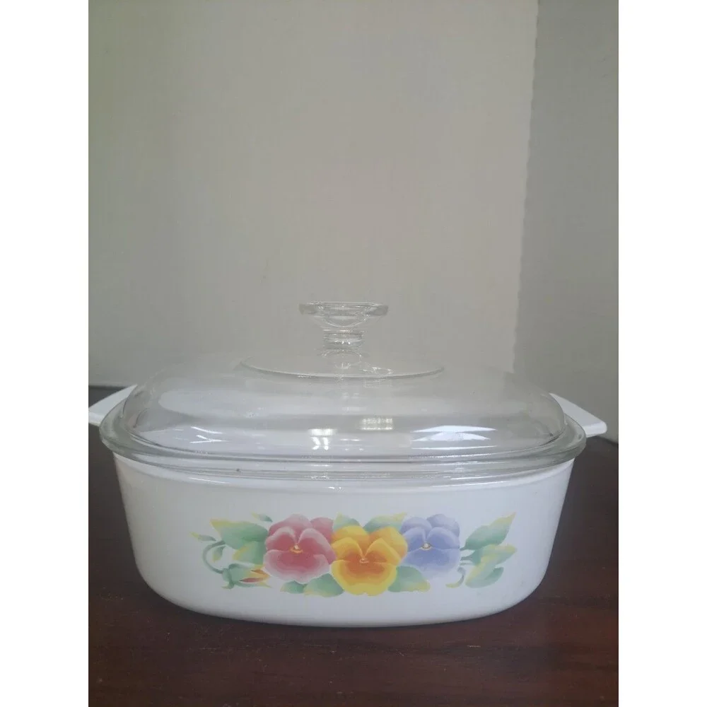 Vintage Corningware Summer Blush 2quart Casserole Dish